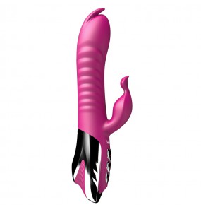 HK LETEN Female G-Spot Warming Dual-Vibrator (Chargeable - Red Rose)